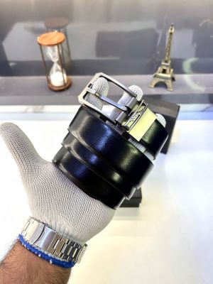 Jagua_ Black Grey Reversible Belt Fa 929