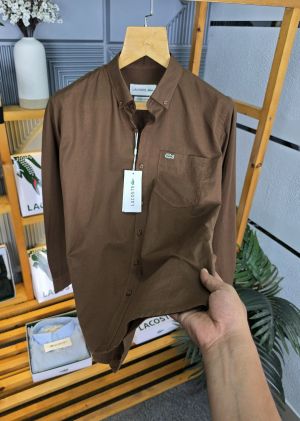 Lac Lenin Collor Shirt Coffee K254-CF