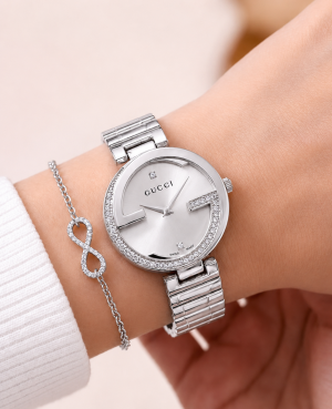 Guccci Women Full Silver Heavy Quality