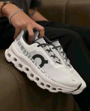 On Running CloudMonster White Black 686