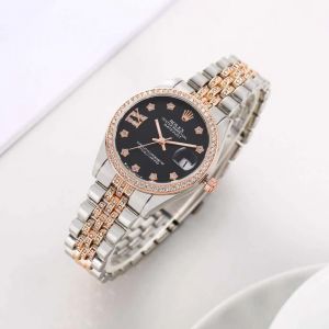Rolee_x Oyester Perpetual Date Just 2Ton-Copper-Black