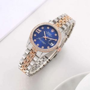Rolee_x Oyester Perpetual Date Just 2Ton-Copper-Blue