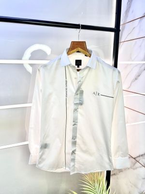Arma_ Exchange Reflective White Premium Shirt With Brand Box Packing And Carry Bag F653-WH