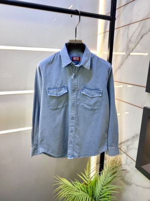 Diese Sky Denim Back Print Super Premium Shirt F3983-SK