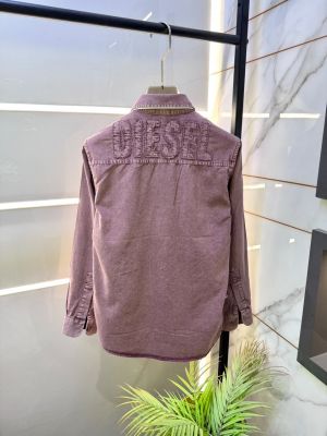 Diese Red Denim Back Print Super Premium Shirt F3983-RE