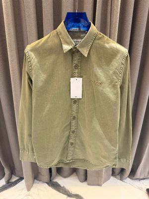 Coac_Cest Logo Full Sleeves Denim Shirt Occur Yellow