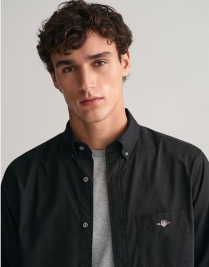 GANT IMPORTED STORE ARTICLE black shirt half sleeves