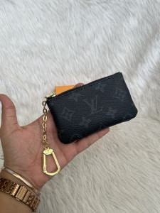 Louiis Vuitton LV-1 Mini Coin Pouch Keychain With Original Box