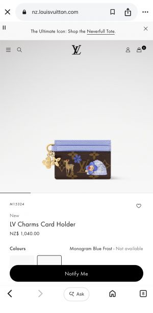 Louiis Vuitton LV Charm CardHolder With Original Packing