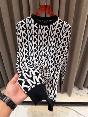 Mk_Full Monogram imported Sweatshirt Black