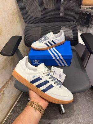 Adidaas Samba Og of White Dark Blue