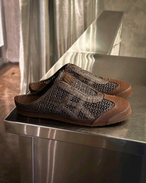Onitsukaa Mexico 66 Sabot mule Dark Brown 703