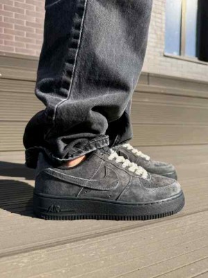Nikee Airforce 1 Low Grey Black 728