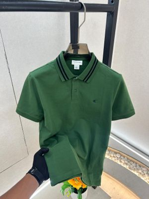Calvi_Klein Green Collar Neck Premium Polo T-shirt F3692-GR