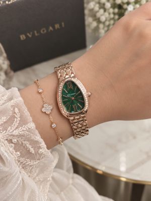 Bvlgari Serpenti Seduttori Rosegold Green