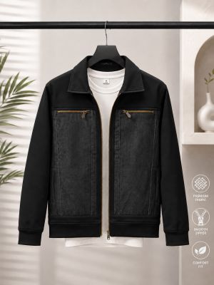 RALPPH LAUREN BLACK IMPORTED FABRIC LATEST STORE ARTICLE VERY PREMIUM JACKET 594
