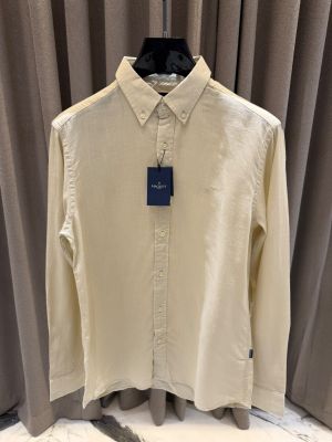 Hacket Linnen Chest logo Full sleeves Imported Shirt Yellow