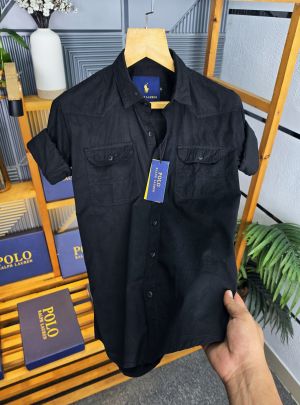 RL Denim Shirts Black K152-BK
