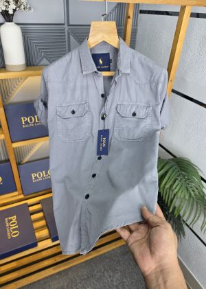 RL Denim Shirts Grey K152-GY