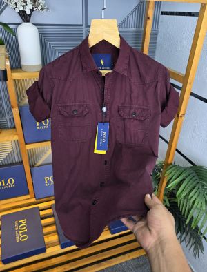 RL Denim Shirts Wine K152-WN