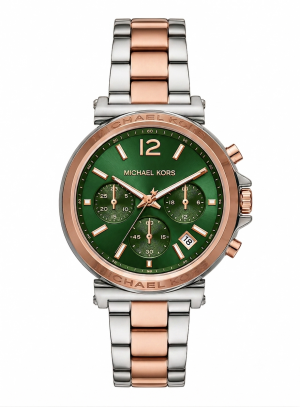 Michael l Kors Maren Rosegold Two Tone Green