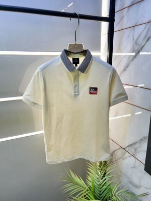 Arma_ Exchange Cream Polo Premium Collar Neck T-shirt F3936-CR