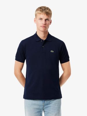 Lacost  Navy Polo Premium Collar Neck T-shirt F3620-NY