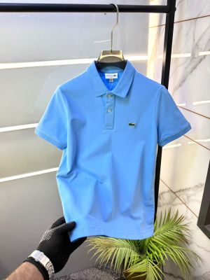 Lacost  Sky Polo Premium Collar Neck T-shirt F3620-SK