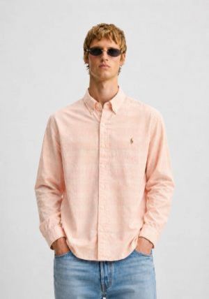 RALP-xH L-AUREN P-OLO IMPORTED STORE ARTICLE SHIRT PINK