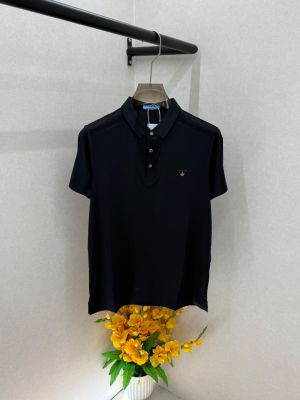 Prad  Imported Black Super Premium Collar Neck Polo T-shirt F3763-BL