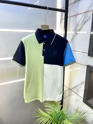 Hacket Green Polo Premium Collar Neck T-shirt F5048-G1