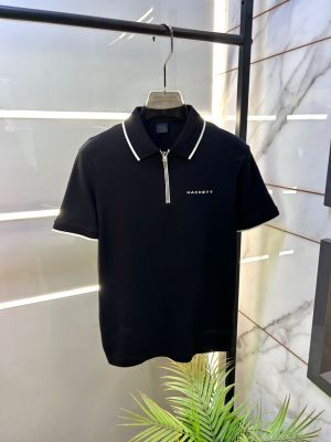 Hacket Black Polo Premium Collar Neck T-shirt F5048-B2