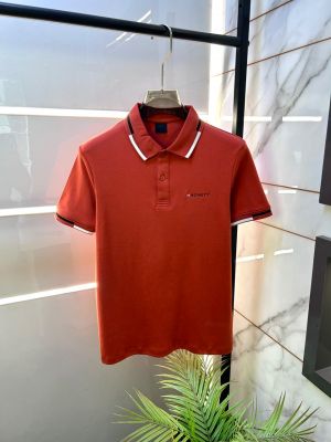 Hacket Rust Polo Premium Collar Neck T-shirt F5048-OR