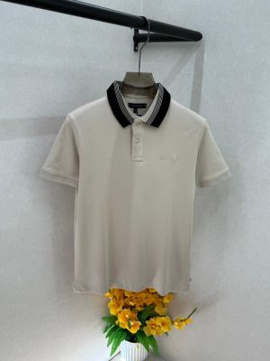 Tomm Hilfiger Beige Polo Premium Collar Neck T-shirt F3896-BE1