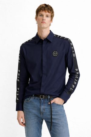 PHILIPP PLEIN IMPORTED STORE ARTICLE DIAMOND CHINA SHIRT