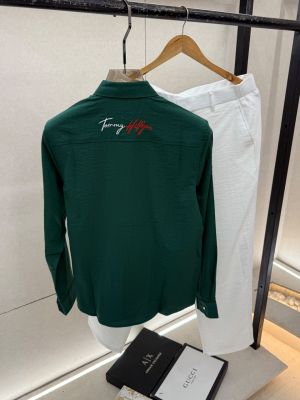 Tomm  Hilfiger Imported Dark Green Pant Shirt Super Premium Combo F5011-DGR
