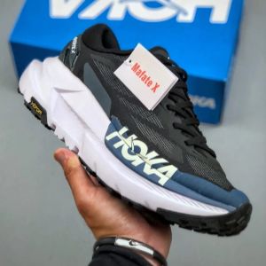 Hoka Mafate X Trail Runners Black blue