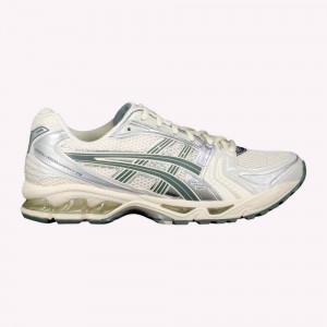 Asicss Gel Kayano 14 Trainers Birch Silver Green 736