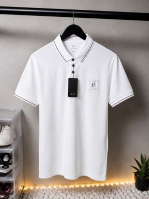 Armaani Exchange Classic Polo White 1075 Sale offer VS1000