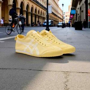 Onitsuk tiger maxico 66 slip on yellow fix (915)
