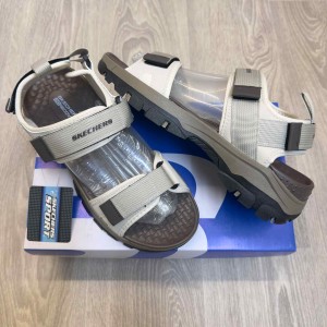 Skecher.s Go Recover Tresmen Ryer Premium Cream Brown Sports Sandal