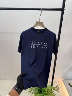 Arma_ Exchange Imported Oversized Premium Round Neck Navy T-shirt F3891-NY