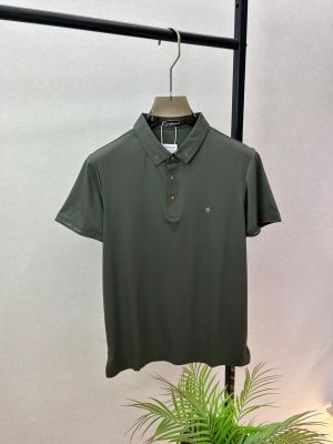 Versace Imported Dark Grey Super Premium Collar Neck Polo T-shirt F3743-DGY
