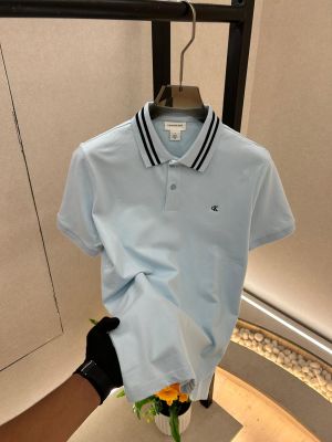 Calvi _Klein Sky Collar Neck Premium Polo T-shirt F3692-BU