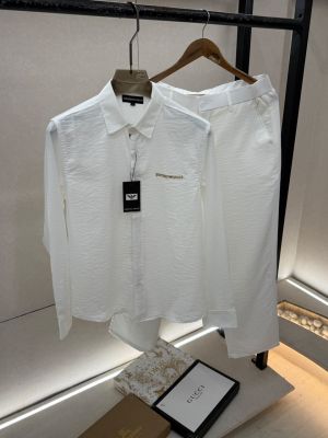 Emporio Arma White Imported Pant Shirt Super Premium Combo F5004-WH