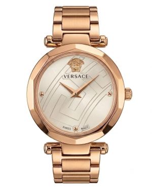 Versace_e heritage rose gold white dail