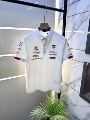 Ralp Lauren White Polo Premium Collar Neck T-shirt F5096-WH