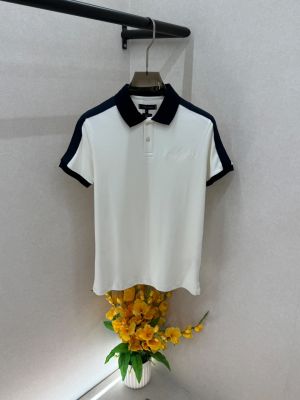 Tomm Hilfiger Cream Polo Premium Collar Neck T-shirt F5021-C1