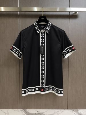 Casablanca Imported Half Sleeves Shirt Black