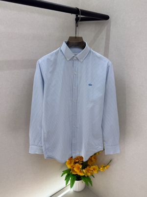 Lacost  Sky Lining Embroidery Logo Oxford Lycra Premium Shirt F3739-SK